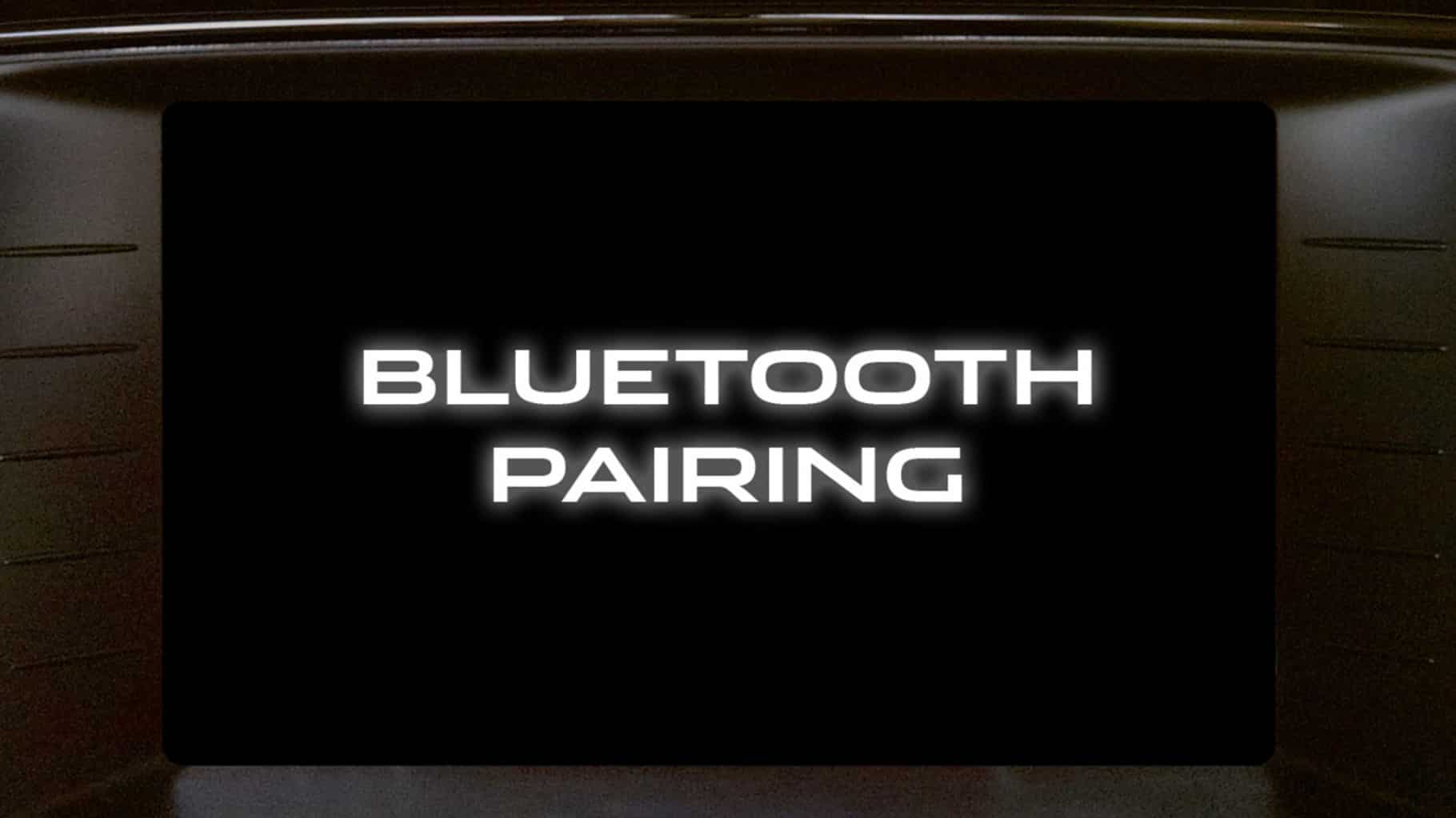 bluetooth pairing.