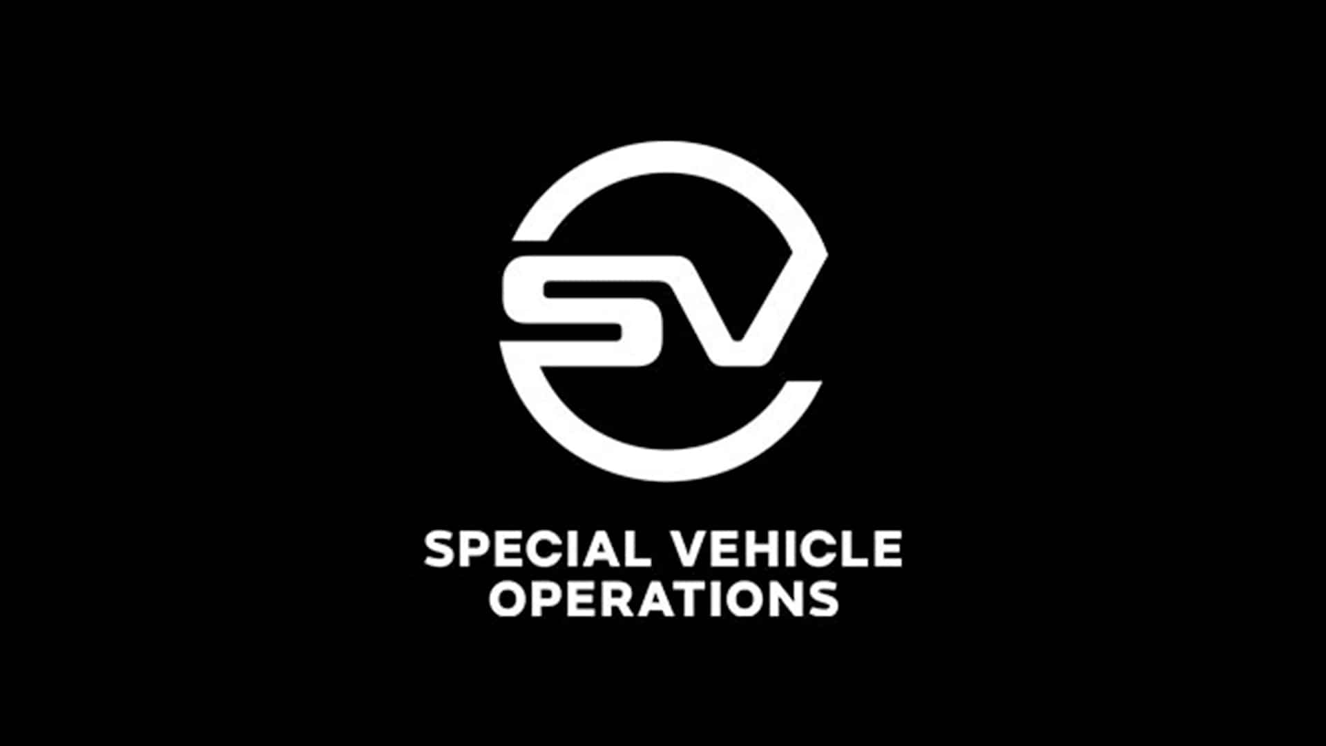 Jaguar SVO Logo White